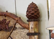 Rustic Carved Bed 3 small
