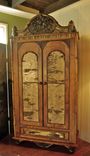 Adirondack Rustic Armoire With Carvings 1 small
