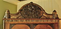 Adirondack Rustic Armoire With Carvings 2 small