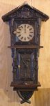 Adirondack Rustic Carved Wall Clock 1 small