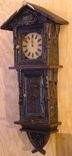 Adirondack Rustic Carved Wall Clock 2 small