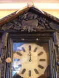 Adirondack Rustic Carved Wall Clock 4 small
