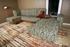12' Modern Patterned Couch 1 small