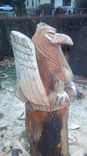 Chainsaw Carved Eagle With Folded Wings 2 small
