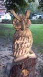 Chainsaw Carved Owl 2 small