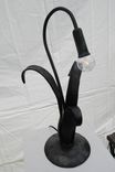 Forged Iron Lily Lamp 2 small