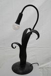 Forged Iron Lily Lamp 1 small