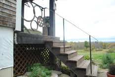 Forged Iron Wagon/Gear Wheel Railing 5 small