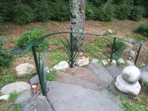 Forged Iron Day Lily Railing 5 small