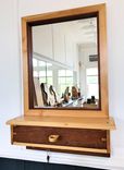 Entryway Mirror (Beech & Mahogany) 5 small