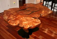 Burl Dining Table 2 small