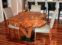 Burl Dining Table 3 small