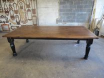 Reclaimed Oak Farm Table 10'X4' 3 small