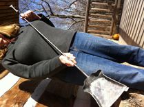 Fireplace Shovel W/ Extended Handle 2 small