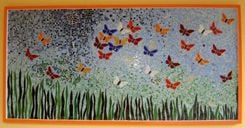 Wall Decor Butterfly Mosaic I 2 small