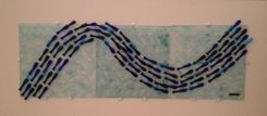 Wall Decor Fused Glass Fish In The Sea (3 Tiles) 1 small