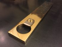 Bespoke Hammered / Polished Handmade Brass Bottle Opener 2 small