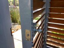 Aluminum + Ipe Modern Metal Gate 3 small