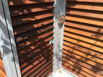 Aluminum + Ipe Modern Metal Gate 4 small