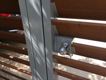 Aluminum + Ipe Modern Metal Gate 6 small