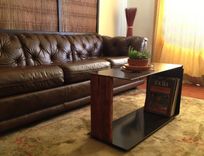 Szk Metals 'Xy' Modern Minimalist Metal Coffee Table Console 2 small