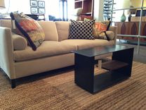 Szk Metals 'Siv2' Modern Metal Coffee Table Console W/ Wood Shelf 2 small