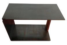 Szk Metals 'Xy' Modern Minimalist Sculptural Metal Coffee / Side Table 1 small