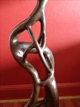 Abstract Sculptural Forged Steel End / Pedestal Table 1 small