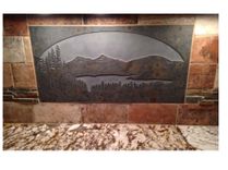 Porcelain Tile Mural Of Lake Dillon 2 small