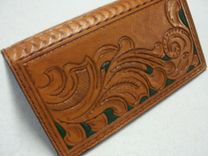 Bcl352 Roper Style Leather Bi-Fold Wallets 1 small