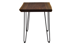 Walnut End Table, Wood Accent Table, Live Edge Side Table, Rustic End Table, Modern End Table 5 small
