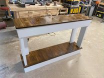 Console Table, Entryway Table, Reclaimed Wood Side Table, Side Sofa Table 5 small