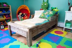 Toddler Bed - Reclaimed Wood 1 small