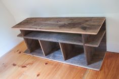 Book/Toy Storage With Reclaimed Wood 4 small