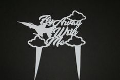 Cake Topper Object Word Wedding Birthday Custom Example 6 small