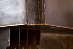 Steel Mantel - Custom Brass Detail 2 small