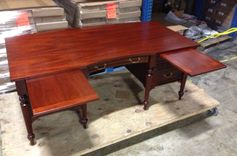 Atticus Desk In Mahogany / 40'S Retro 3 small