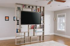 Lexington Room Divider / Bookshelf / Tv Stand 1 small