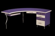 Demiluna Designer Desk, Funky Modern Cool 1 small