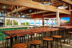 Reclaimed Barnboard Oak & Custom Raw Steel Bar Stools 2 small