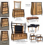 Serengeti Carriage 4 Post Bed W/Authentic Amish Buggy Shafts 4 small