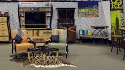 Serengeti Carriage Gazelle Entertainment Center 6 small