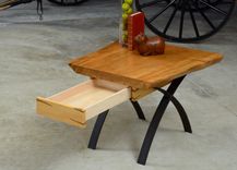 Crossover Natural Edge End Table 2 small