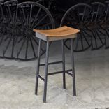 Industrial Modern Saddle Stool 3 small