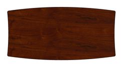 Dragonfly Dining/Conference Table ~ Industrial Modern Walnut Bow Top 3 small