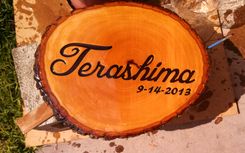 Rustic Wedding Name Plaque / Sign 1 small