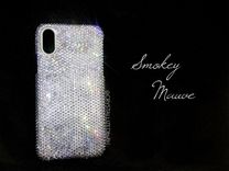 Solid Color Crystallized Iphone Case Any Cell Phone Bling Genuine European Crystals Bedazzled 2 small