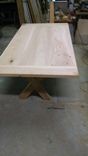 Three Board Cypress Table With Bread Board Ends 2 small