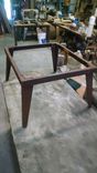 A Repurposed Coffee Table From Salvaged Cypress, Made On A Vintage Rca Victor Tv Or Radio Stand! 4 small