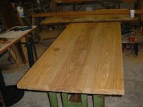 Sinker Cypress Tables With Industrial Style Pedestal Metal Legs, Live Or Natural Edges 3 small